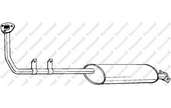 Front Silencer 281-687 Bosal