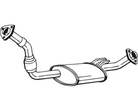 Front Silencer 281-689 Bosal, Image 2