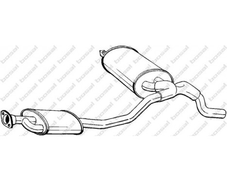 Front Silencer 281-827 Bosal, Image 2