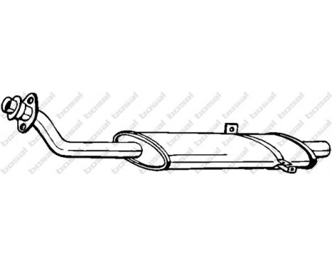 Front Silencer 282-171 Bosal