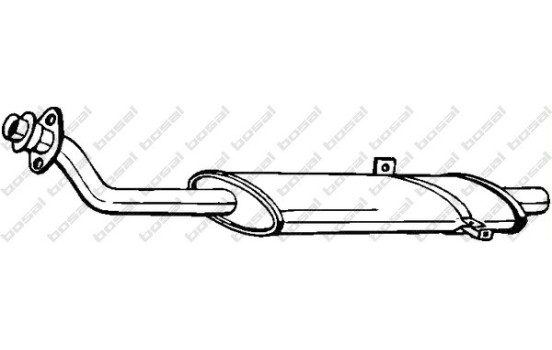 Front Silencer 282-171 Bosal