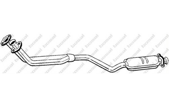 Front Silencer 282-183 Bosal