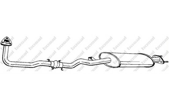 Front Silencer 282-279 Bosal