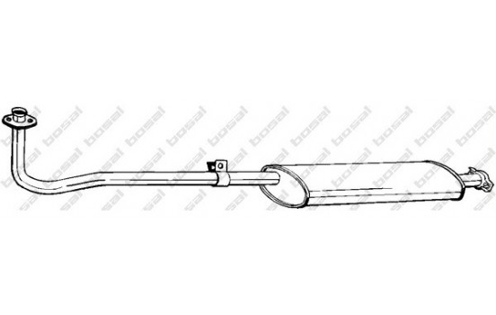 Front Silencer 282-673 Bosal