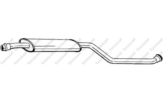 Front Silencer 283-027 Bosal, Image 2
