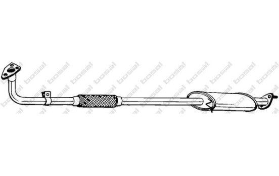Front Silencer 283-683 Bosal, Image 2