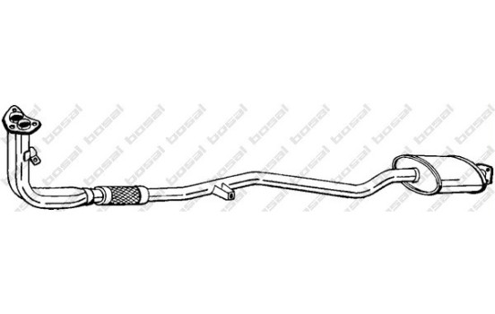 Front Silencer 283-847 Bosal