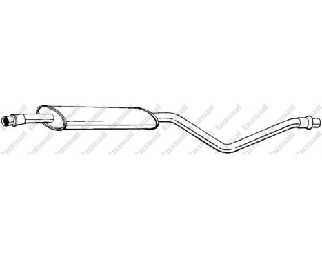 Front Silencer 283-935 Bosal