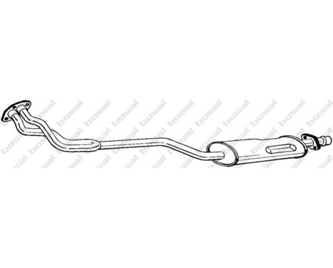 Front Silencer 284-127 Bosal