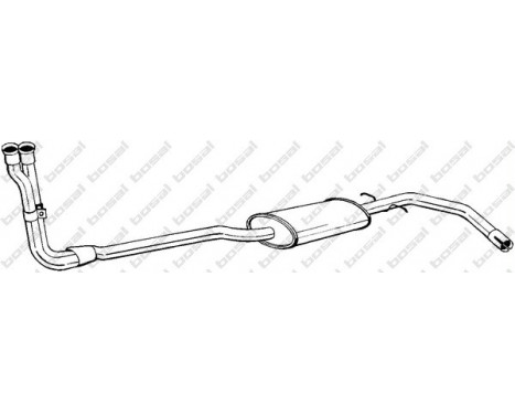 Front Silencer 284-661 Bosal