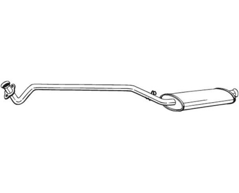 Front Silencer 284-893 Bosal, Image 2