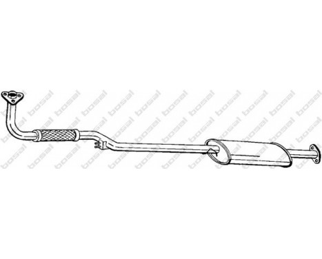 Front Silencer 285-015 Bosal, Image 2