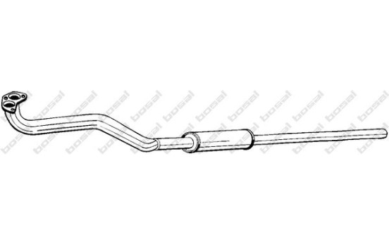 Front Silencer 285-829 Bosal, Image 2