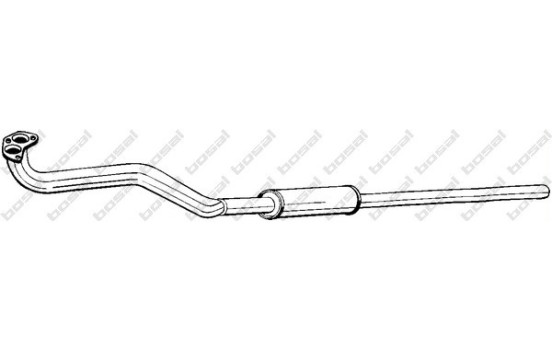 Front Silencer 285-829 Bosal