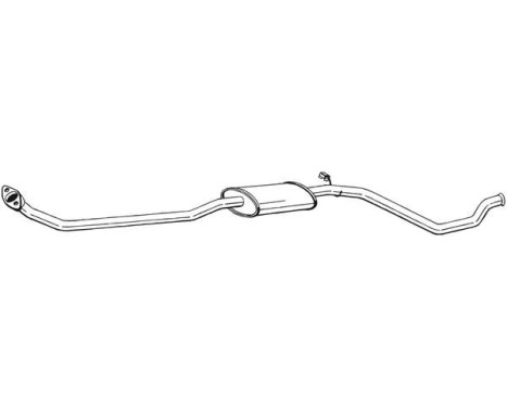 Front Silencer 291-697 Bosal, Image 2