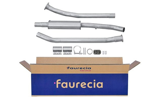Front silencer - Easy2Fit Kit - Set with mounting parts