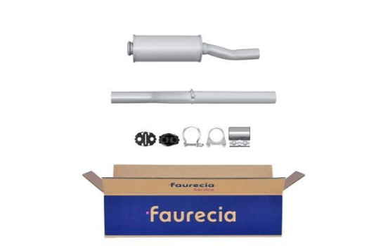 Front silencer - Easy2Fit Kit - Set with mounting parts