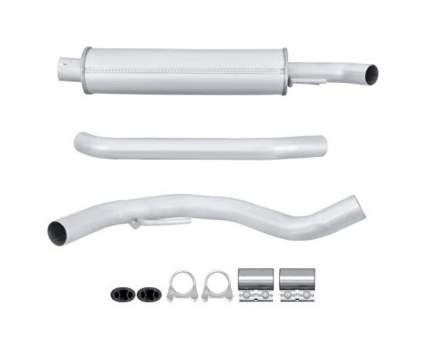 Front silencer - Easy2Fit Kit - Set with mounting parts, Image 2
