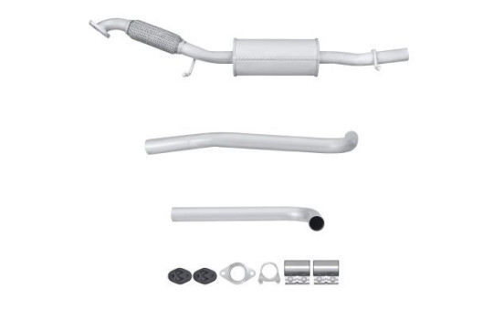 Front silencer - Easy2Fit Kit - Set with mounting parts, Image 2