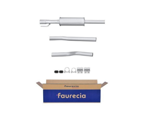 Front silencer - Easy2Fit Kit - Set with mounting parts