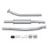 Front silencer - Easy2Fit Kit - Set with mounting parts, Thumbnail 2