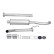 Front silencer - Easy2Fit Kit - Set with mounting parts, Thumbnail 2