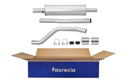 Front silencer - Easy2Fit Kit - Set with mounting parts