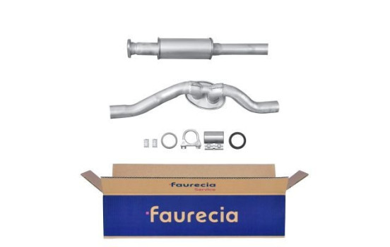 Front silencer - Easy2Fit Kit - Set with mounting parts