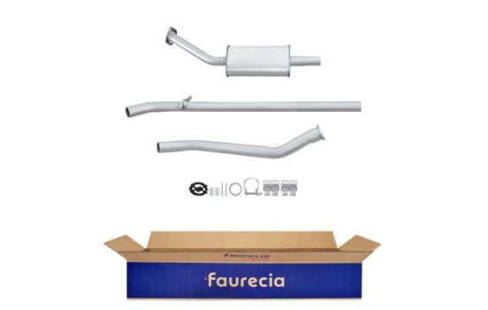 Front silencer - Easy2Fit Kit - Set with mounting parts