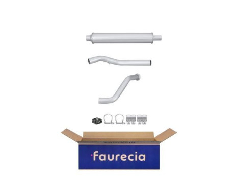 Front silencer - Easy2Fit Kit - Set with mounting parts