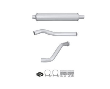 Front silencer - Easy2Fit Kit - Set with mounting parts, Image 2