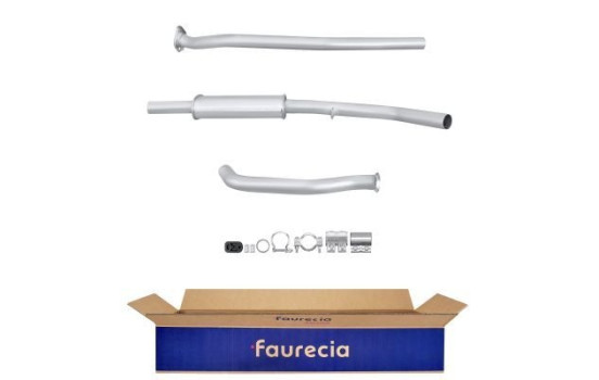 Front silencer - Easy2Fit Kit - Set with mounting parts