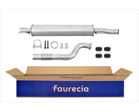 Front silencer - Easy2Fit Kit - Set with mounting parts