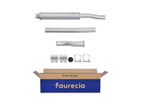 Front silencer - Easy2Fit Kit - Set with mounting parts