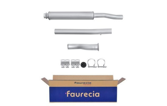Front silencer - Easy2Fit Kit - Set with mounting parts