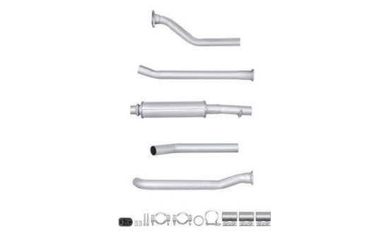 Front silencer - Easy2Fit Kit - Set with mounting parts, Image 2