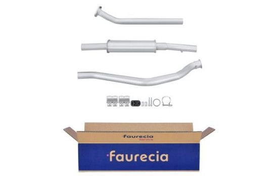 Front silencer - Easy2Fit Kit - Set with mounting parts