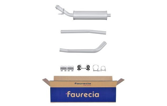 Front silencer - Easy2Fit Kit - Set with mounting parts
