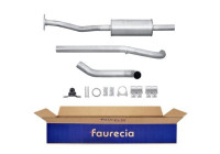 Front silencer - Easy2Fit Kit - Set with mounting parts