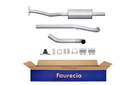 Front silencer - Easy2Fit Kit - Set with mounting parts