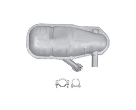 Front silencer - Easy2Fit Kit - Set with mounting parts, Image 2