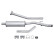 Front silencer - Easy2Fit Kit - Set with mounting parts, Thumbnail 2