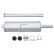 Front silencer - Easy2Fit Kit - Set with mounting parts, Thumbnail 2