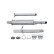 Front silencer - Easy2Fit Kit - Set with mounting parts, Thumbnail 2