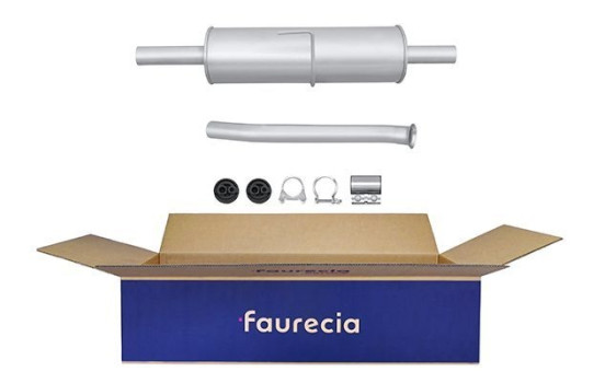 Front silencer - Easy2Fit Kit - Set with mounting parts