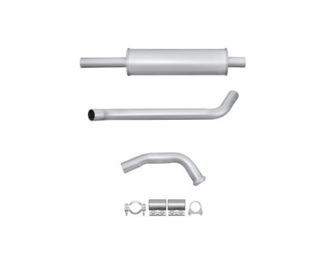Front silencer - Easy2Fit Kit - Set with mounting parts, Image 2
