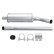 Front silencer - Easy2Fit Kit - Set with mounting parts, Thumbnail 2