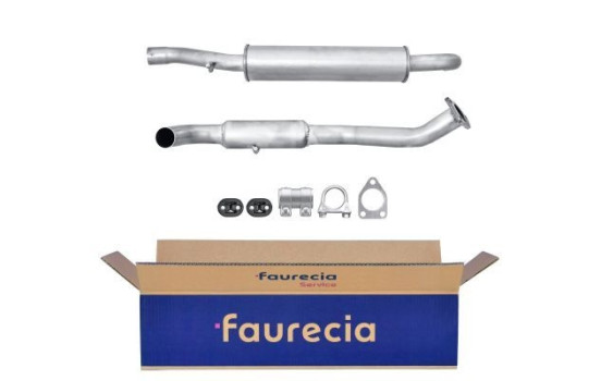 Front silencer - Easy2Fit Kit - Set with mounting parts
