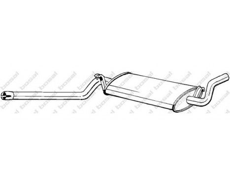 Middle Silencer 105-019 Bosal
