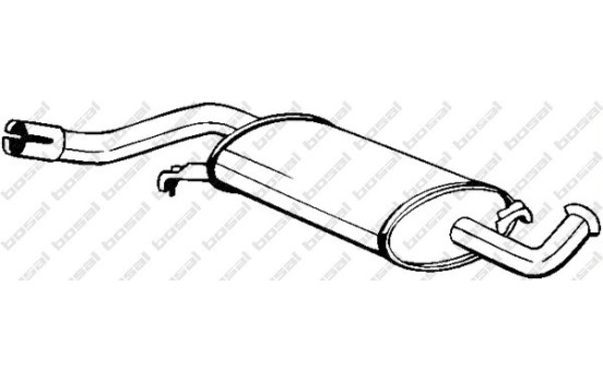 Middle Silencer 105-153 Bosal